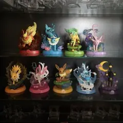 【海外限定】ポケモン Funism ブイズ　フィギュア 9体セット 箱無し