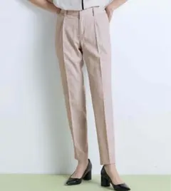 ラナン　ウォッシャブルテーパードパンツ　タグ付　サイズ：Ｌ