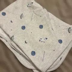 ジェラート ピケスペース柄babyブランケット　宇宙 おくるみ　ひざ掛け