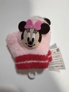 ミニーマウス キッズ用手袋 ピンク