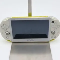 PS Vita イエロー本体 初期化済み　動作未確認 傷あり　充電付き