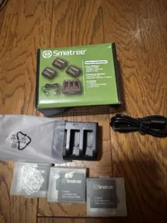 Smatree GoPro用バッテリー3個セット 充電器 GoPro
