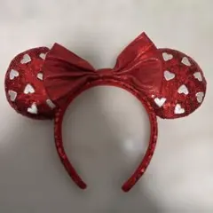 ディズニーミニーカチューシャ赤
