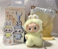 ラブブ ミニ マスコット イニシャル F