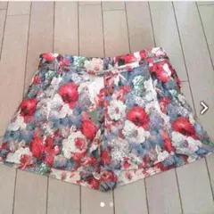 花柄ショーパン