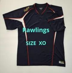 Rawlings ローリングス 野球 2ボタンシャツ ネイビー SIZE XOのサムネイル