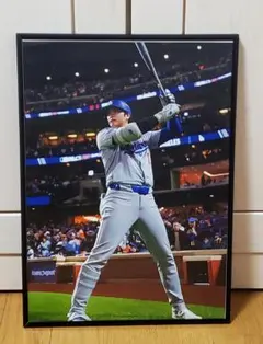 祝ドジャース大谷翔平 2024年MVP獲得！A3サイズポスターフレーム付き⑰
