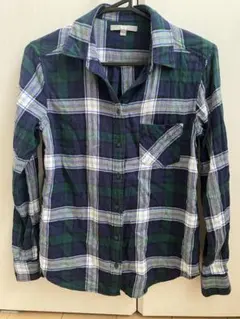 UNIQLO チェック柄 長袖シャツ Sサイズ