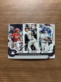 Topps Now サルスチュワート 村上宗隆 岡本和真 Card#652