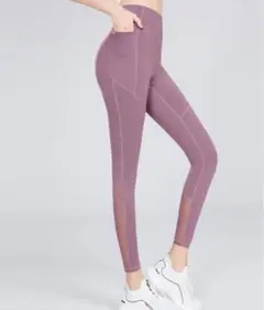 新品人気DAY CLOSET ヨガフィットネスレギンス ピラティスウェアSサイズ