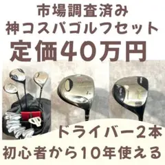 定価40万円 市場調査済み 神コスパゴルフセット 10年使えます！