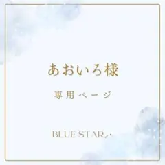 あおいろ様専用ページ