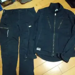 寅壱　作業着上下セット　LL　やや厚手　ジャケット　パンツ　ストレッチ