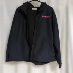 ミルクフェド　薄手ジャンバー　ネイビーのサムネイル