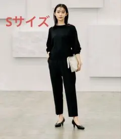 【S】ウツクシルエットプレミアムスリムテーパードパンツ