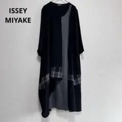 希少　イッセイミヤケペルマネンテ　ロングコート　ジャケット　ワンピース　花柄 125447_m.jpg