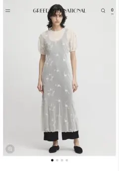定価42000円♡グリードインターナショナル♡Embroidery Dressのサムネイル