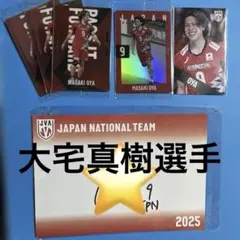 大宅真樹サインカード　男子バレー　ツインウエハース2025 VNL堺ブレイザーズ