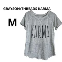 海外古着【GRAYSON/THREADS KARMA】 Tシャツ グレーM