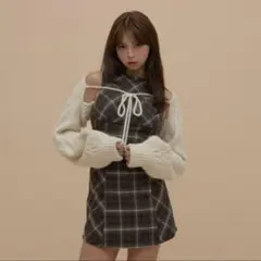 andmary Mimi check set mini dress - メルカリ