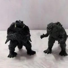 ゴジラ ガメラ ソフビ フィギュア 2体セット