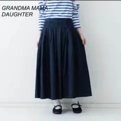 GRANDMA MAMA DAUGHTER デニムプリーツロングスカートのサムネイル