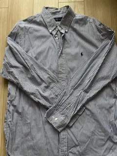 ラルフローレンストライプ柄シャツ