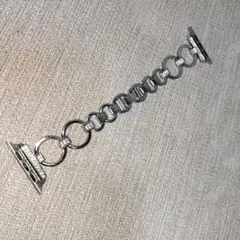 Apple Watch用 シルバーリンクチェーンバンド