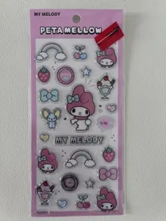 ぷ*ん様 【正規品】マイメロ　ペタメロウステッカー　シール