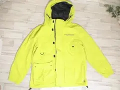 106258 H&M フード付きジャケット　蛍光イエロー　Mのサムネイル
