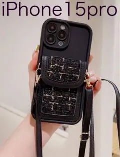 iPhone15proケース　韓国　iPhoneケース スマホケース ショルダー