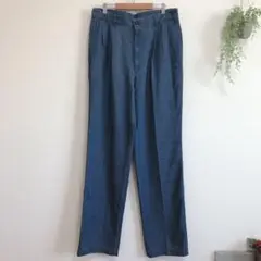 ゴタイリク スラックス メンズボトム 大きいサイズ デニムパンツ カジュアル 青