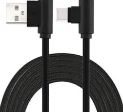 LoongGate USB-A to USB-C ケーブル 1.5m L字型