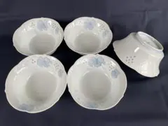 有田焼　葡萄柄小鉢12.5cm5個セット