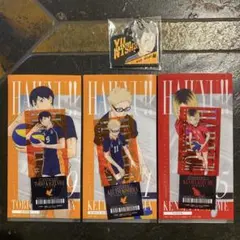 ハイキュー 一番くじ チケットケース＆クリアカードセット ラバーチャーム