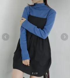 ジャガードミニワンピ