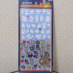 ディズニーズートピア　ボンボンドロップ ミニシール★おすそ分け