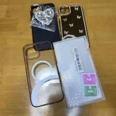 iPhone15Plus用ケース 覗き見防止フィルム　4点セット