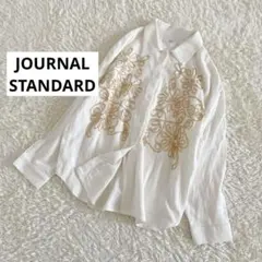 ジャーナルスタンダードレリューム✴︎コード刺繍シャツ 2025 長袖 羽織り