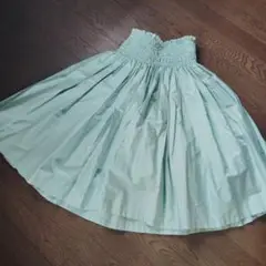フラダンス用薄いミントグリーンスカート