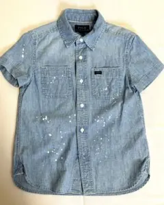 ポロラルフローレン　キッズ用半袖シャツ110cm ペイント加工