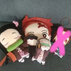 鬼滅の刃 ぬいぐるみ マスコット 3体セット 　竈門炭次郎