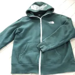 THE NORTH FACE グリーン フルジップパーカー　Sサイズ　難あり