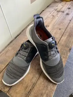 Puma ゴルフシューズ ボアシステム付き グレー