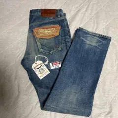 【希少・美品】CALEE Used Indigo Blue デニム 32インチのサムネイル