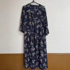 花柄 羽織り カーディガン ワンピース