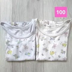 肌着　半袖　 女の子　100　2点セット