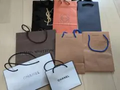 高級ブランド袋　ショップ袋　8枚セット　まとめ