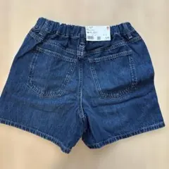 ユニクロ デニムショートパンツ 160 新品