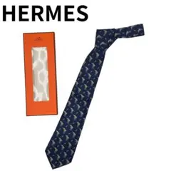 HERMES エルメスネクタイシルク　イエロー　ネズミ　ヴィンテージ HERMES エルメスネクタイシルク イエロー ネズミ ヴィンテージ - メルカリ